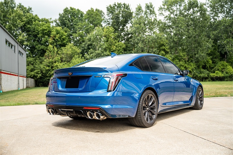 Cadillac CT5-V Blackwing Performance Exhaust - Dual Rear Exit - CORSA Performance - Axle-Back, Dual Mode Active Exhaust, Twin 4.5in Pro Series Tips - `22-`25